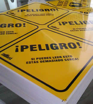 Señales de advertencia